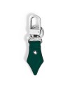 Porte-clés Montblanc en forme de stylo, en cuir vert
