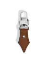 Portachiavi Montblanc Sartorial a Forma di Pennino in Pelle Fulvo