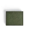 Portafoglio Montblanc Sartorial a 6 Scomparti in Pelle Tweed Verde