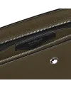 Pochette Montblanc Sartorial en cuir vert kaki