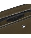 Pochette Montblanc Sartorial in Pelle Verde Kaki