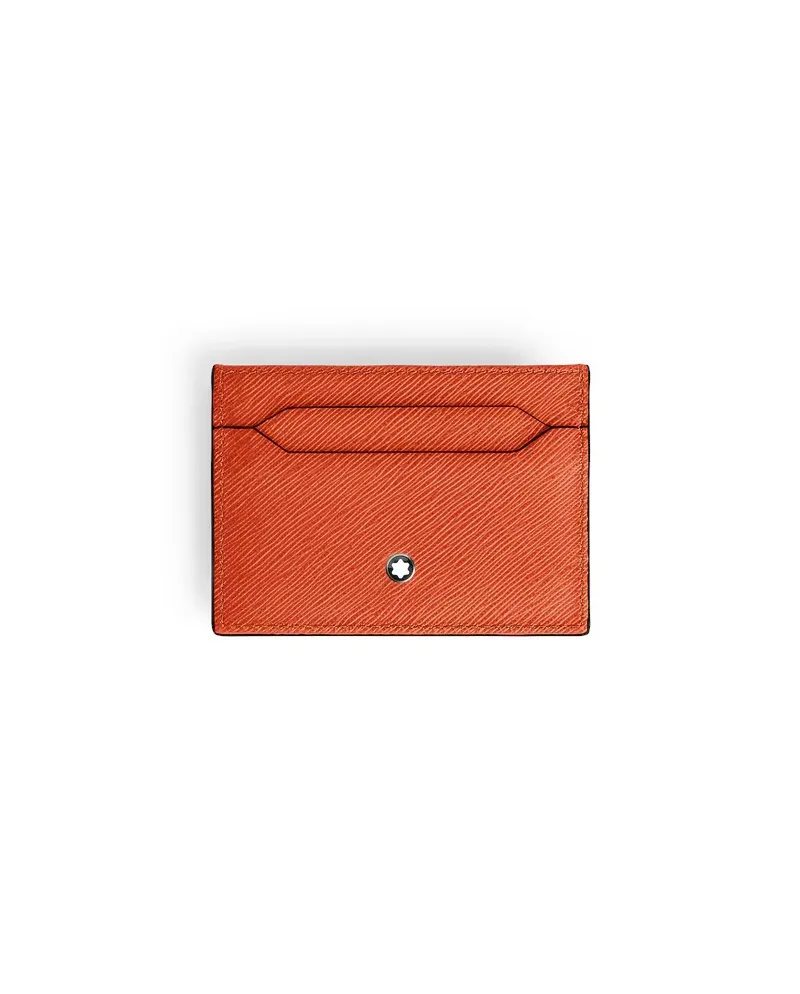 Portacarte Montblanc Sartorial in Pelle Mandarino a 5 Scomparti Portacarte Montblanc Sartorial in Pelle Mandarino a 5 Scomparti