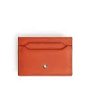 Porte-cartes Montblanc Sartorial en cuir mandarin à 5 compartiments