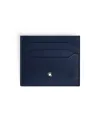 Portacarte Montblanc Meisterstück in Pelle Blu e Nera a 6 Scomparti
