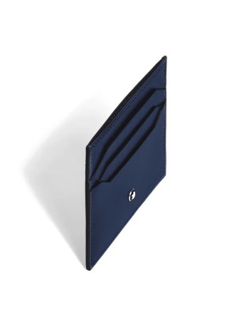 Montblanc Meisterstück 6-Pocket Blue and Black Leather Card Holder