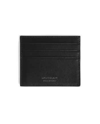 Portacarte  Montblanc Meisterstück in Pelle Blu e Nera a 6 Scomparti