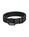 Ceinture Montblanc Extreme 3.0 en cuir noir à motif fer à cheval avec revêtement PVD caoutchouté de 30 mm