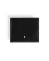 Montblanc Meisterstück 8cc Wallet in Black Leather with Blue Interior