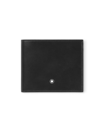 Portefeuille Montblanc Meisterstück à 8 compartiments en cuir noir