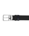 Ceinture Montblanc en cuir velours marron/noir avec boucle Everyday 30 mm