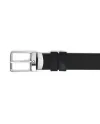 Cintura Montblanc in Pelle Vellutata Marrone/Nera con Fibbia Everyday 30 mm
