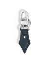 Portachiavi Montblanc a Forma di Pennino in Pelle Velvet Blue