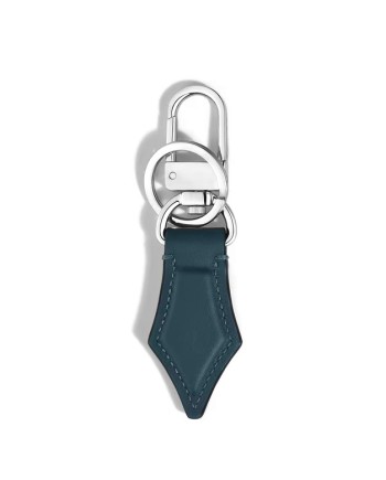 Montblanc Pen-Shaped Keychain in Velvet Blue Leather