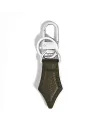 Montblanc Pen-Shaped Keychain in Khaki Green Grained Leather