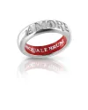 Anello Pasquale Bruni Amore in oro bianco e smalto rosso