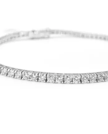 Casella Gioielli White Gold Tennis Bracelet with Diamonds