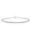 Bracelet tennis en or blanc Casella Gioielli serti de diamants (0,85 ct)