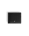 Montblanc Meisterstück 6cc Wallet in Black Leather with Blue Interior