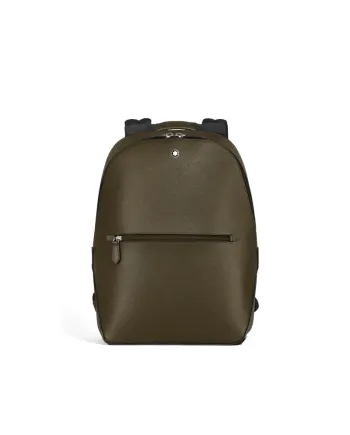 Montblanc Sartorial Small Backpack in Khaki Leather