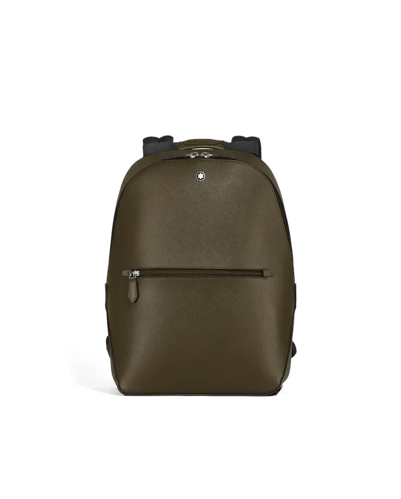 Zaino Piccolo Montblanc Sartorial in Pelle Kaki