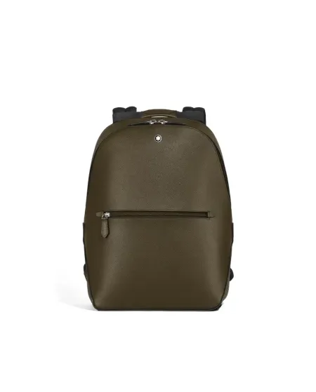 Sac à dos Montblanc Sartorial petit modèle en cuir kaki