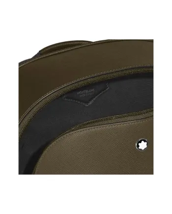 Sac à dos Montblanc Sartorial petit modèle en cuir kaki