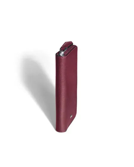 Étui en cuir Sartorial Montblanc pour 2 instruments d'écriture, coloris Cassis.