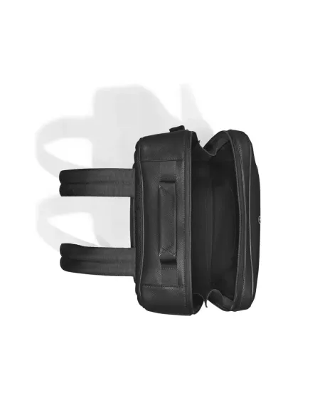 Montblanc Sartorial Companion Rectangular Leather Backpack in Black