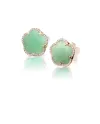 Boucles d'oreilles Bon Ton de Pasquale Bruni en or rose, diamants et chrysoprase