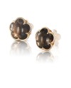 Boucles d'oreilles Pasquale Bruni Bon Ton en or rose et quartz fumé
