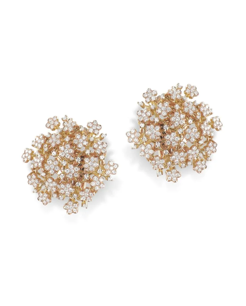 Orecchini Pasquale Bruni Prato Fiorito oro rosa e Diamanti | Gioielleria  Casella | Orecchini