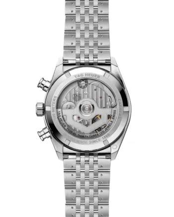 Tag Heuer Carrera Glassbox 41mm Green Automatic Chronograph with Steel Strap