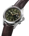 Seiko Prospex Land Alpinist Green Dial Leather Strap Watch