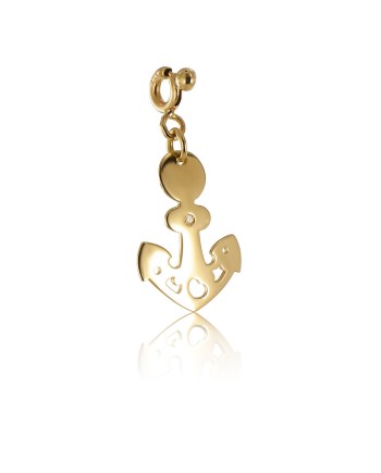 Pendentif ancre Le Monde de Pasquale Bruni en or jaune et diamants