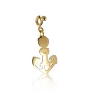 Pasquale Bruni Le Monde Anchor Pendant in Yellow Gold and Diamond
