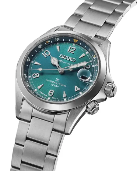 Orologio Seiko Prospex Land Alpinist Quadrante Blu Cinturino in Acciaio