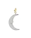 Ciondolo Pasquale Bruni Le Monde Luna in oro bianco e pavè di diamanti