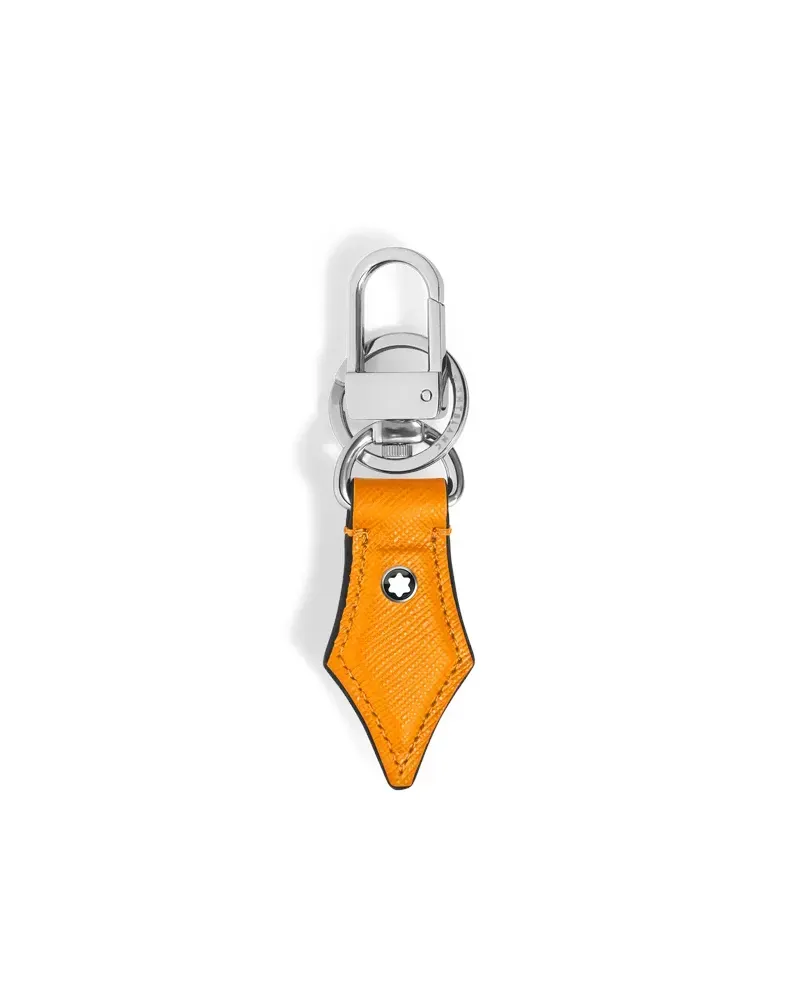 Montblanc Sartorial Pen-Shaped Keychain in Orange Leather