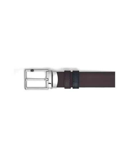 Montblanc Meisterstuck Reversible Leather Belt in Black/Brown with Rectangular Buckle 30 mm