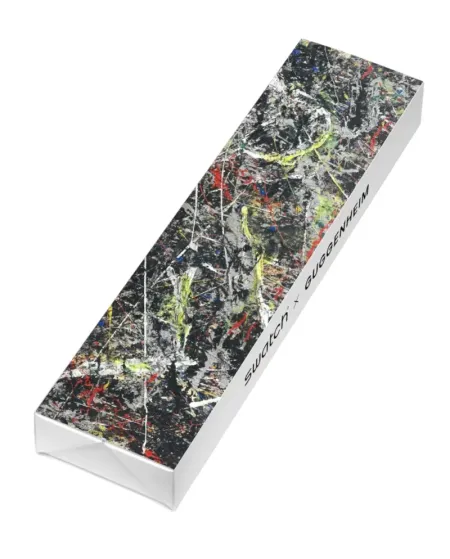 Montre Swatch X Guggenheim « L'Alchimie de Pollok »