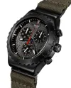 Chronografo Swatch près du feu de camp