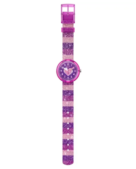 Swatch Flik Flak Stripy Glitter Watch