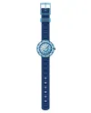 Montre Swatch Flik Flak Brique Bleue