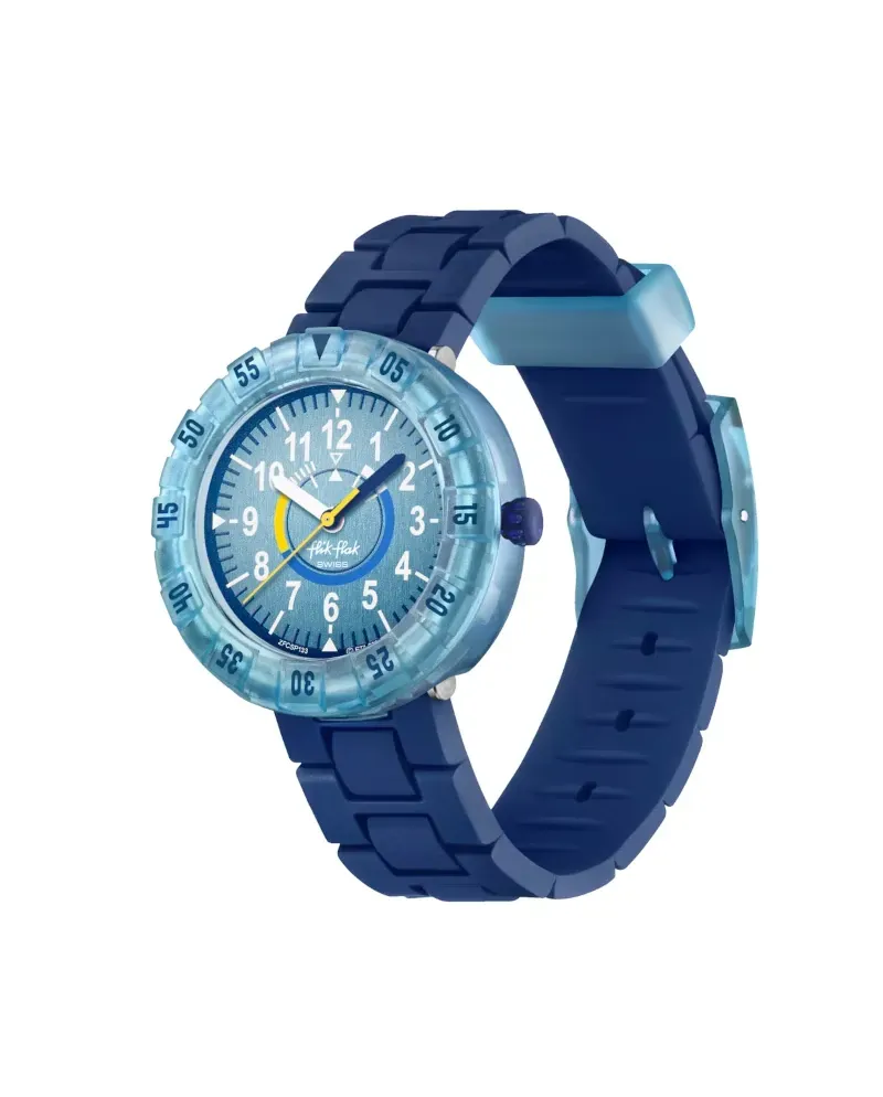 Montre Swatch Flik Flak Brique Bleue