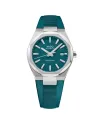 Mido Multifort 8 One Crowns Teal Rubber Strap Watch