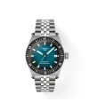 Tissot PR516 Watch with Gradient Dial and Steel Strap