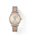Tissot Ballade PVD 30mm Watch with Silver Dial and Steel Bracelet