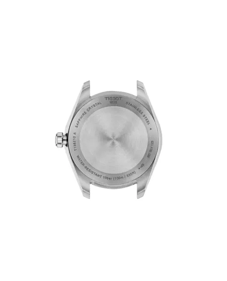 Montre Tissot Ballade PVD 30 mm avec cadran argenté et bracelet en acier