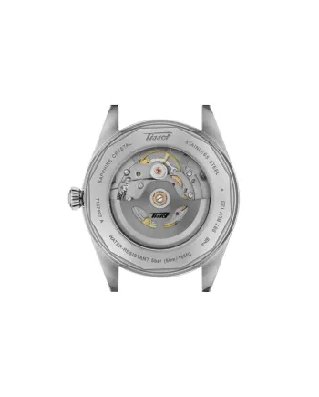 Orologio Tissot Visodate 39 mm Nero con Cinturino in Acciaio