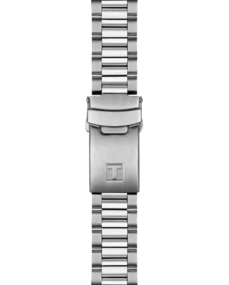 Chronographe Tissot PR516 avec cadran dégradé et bracelet en acier